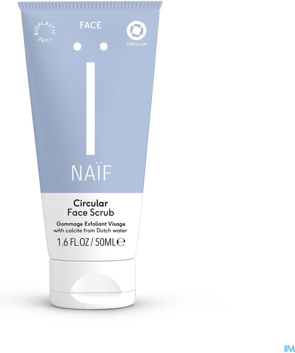 Naïf - Circulaire Gezichtsscrub - 50ml - Gezichtsverzorging - met Natuurlijke Ingrediënten