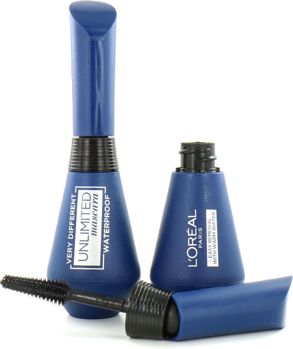 L'Oréal Unlimited Waterproof Mascara - Black (2 stuks)