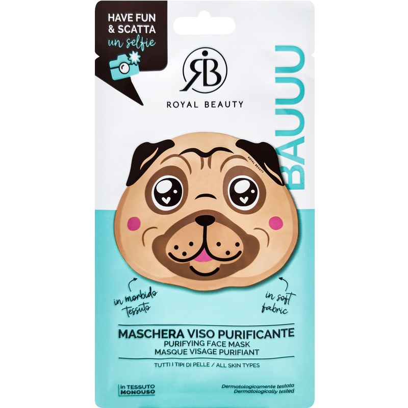 ROYAL BEAUTY PURIFYING ANIMAL STYLE FABRIC FACE MASK RB701081
