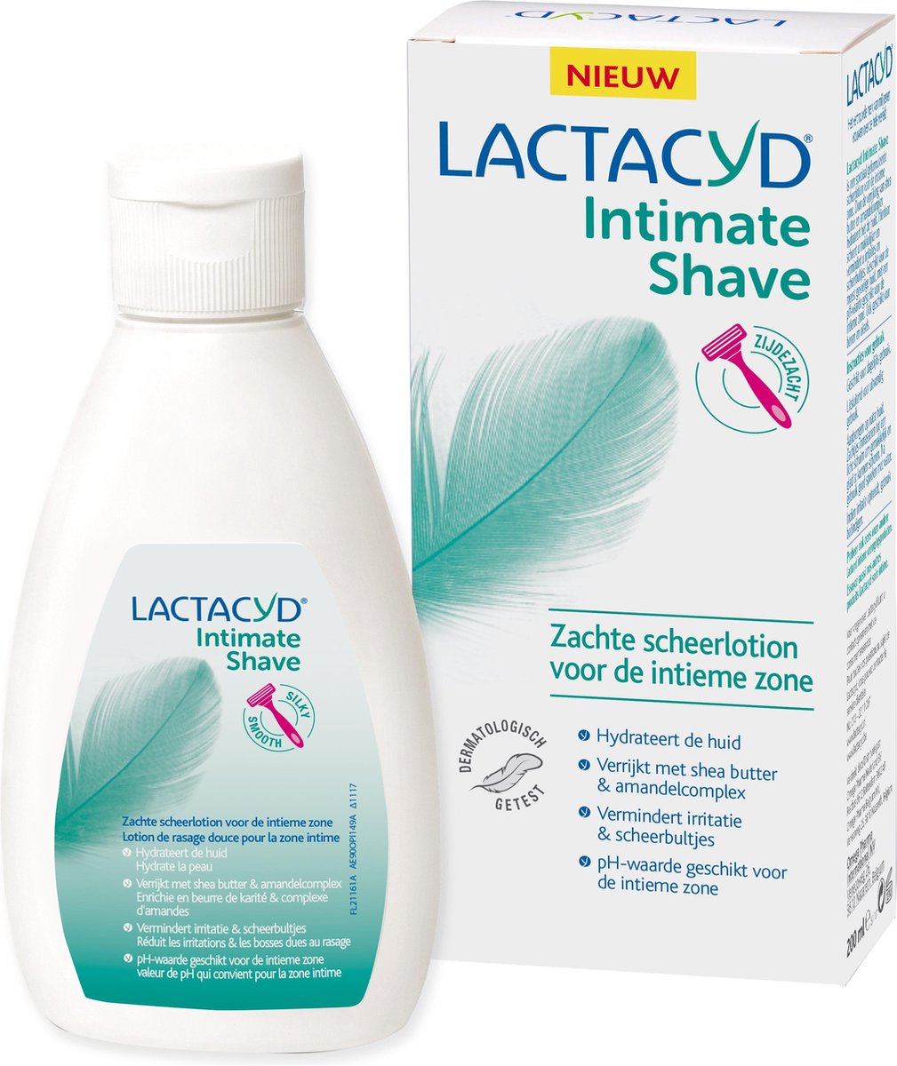 Lactacyd DUO Intimate Shave scheerlotion - 2x 200ml - scheerlotion voor de uitwendige intieme zone
