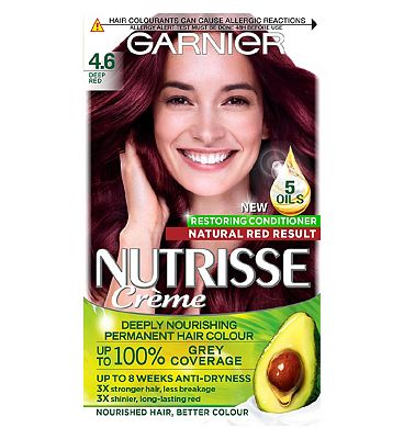 Garnier Nutrisse 4.6 Deep Red Permanent Hair Dye