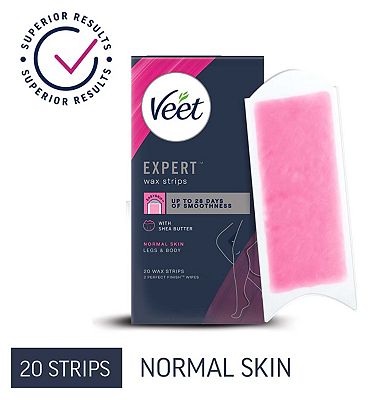 Veet Expert Cold Wax Strips Legs Normal 20s