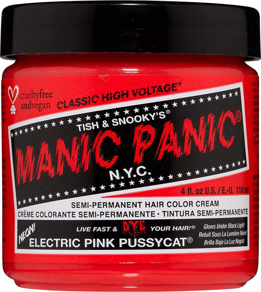 Manic Panic High Voltage Hair Colour Electric Pink Pussycat 118ml