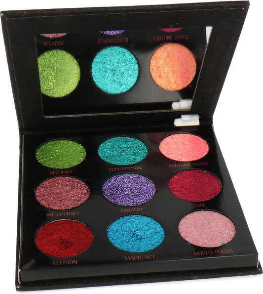 Makeup Revolution Pressed Glitter Oogschaduw Palette - Abracadabra