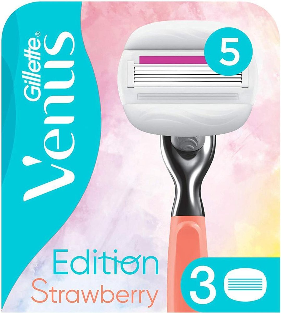 Gillette Scheermesjes Venus Comfortglide Strawberry 3 stuks