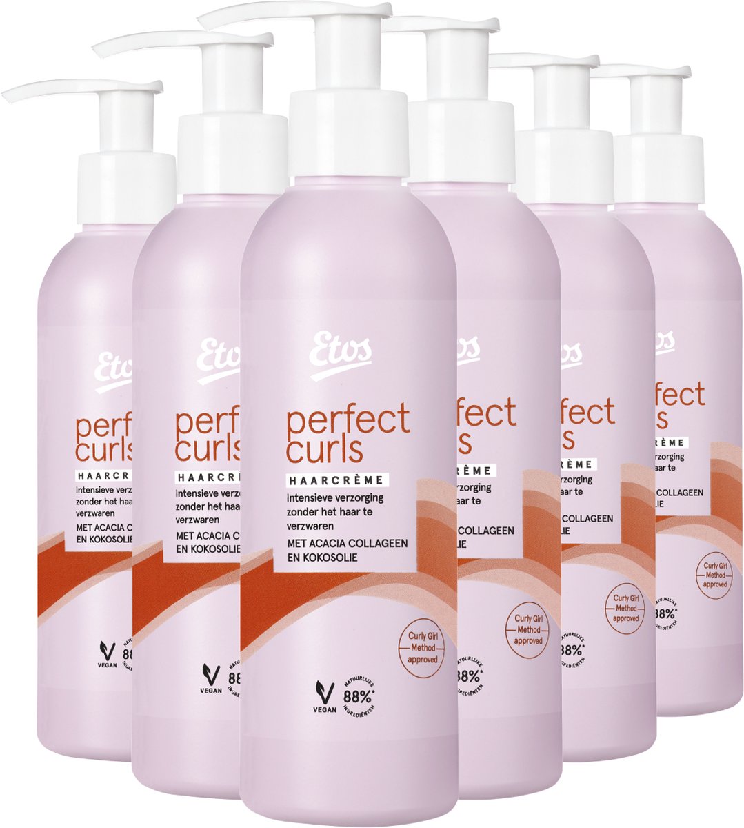 Etos Haarcrème - Perfect Curls - Vegan - 6 x 200ML