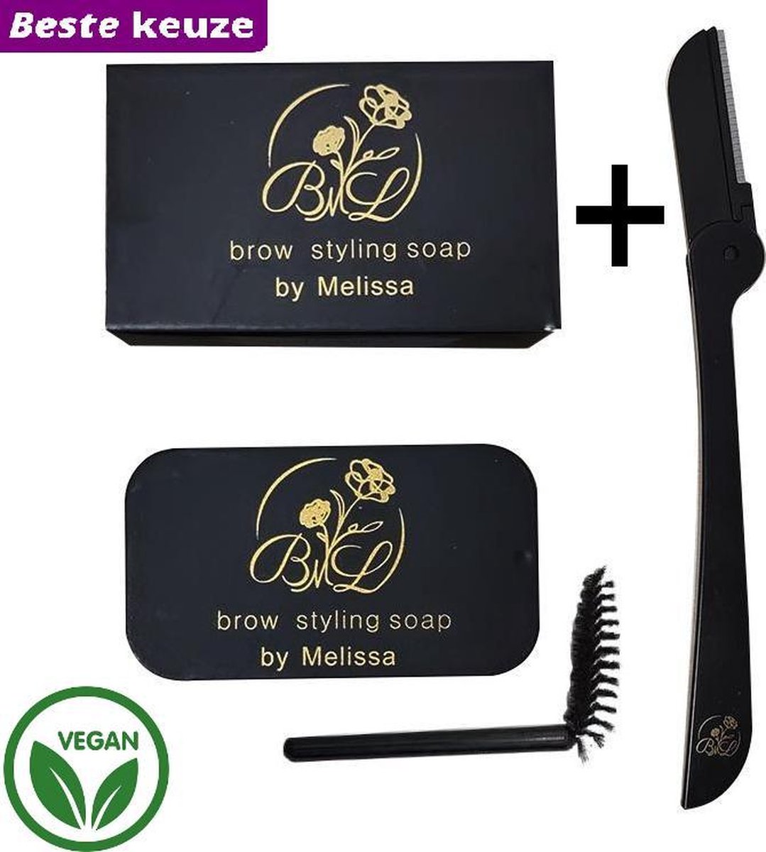 I.luxury - Brow soap - Brow styling soap - 100% Vegan- Brow lamination - Wenkbrauwgel- Instagram brows - Tiktok