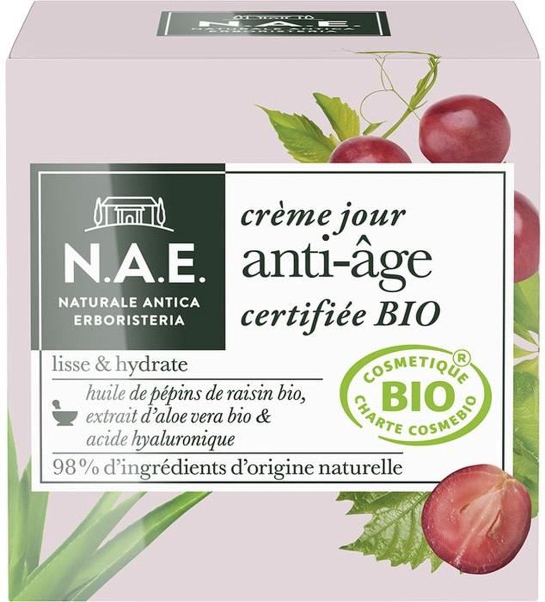NAE Anti-Aging Gezichts Dagcrème - Bio - 50 ml
