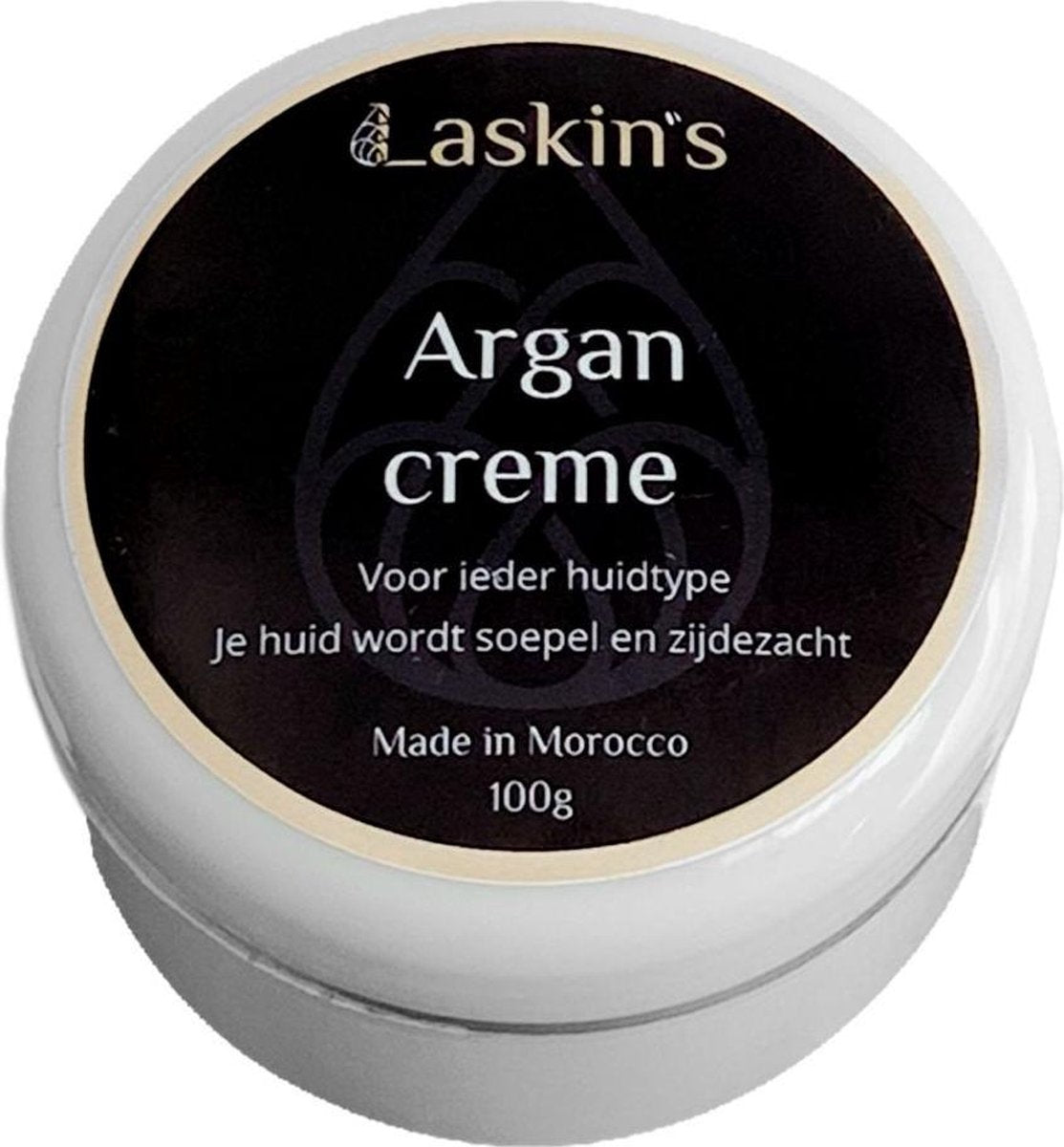 LASKINS ARGANOIL CREME - Natuurlijk - Beauty - antirimpel - drogehuid - verzachtend - arganolie