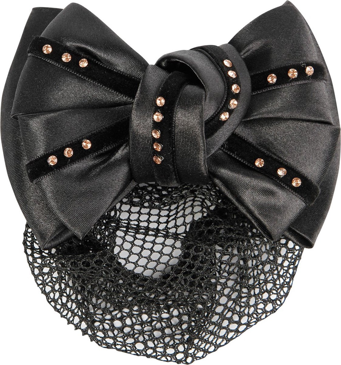 Knot Haarspeld Scrunchie Zwart - RoseGold