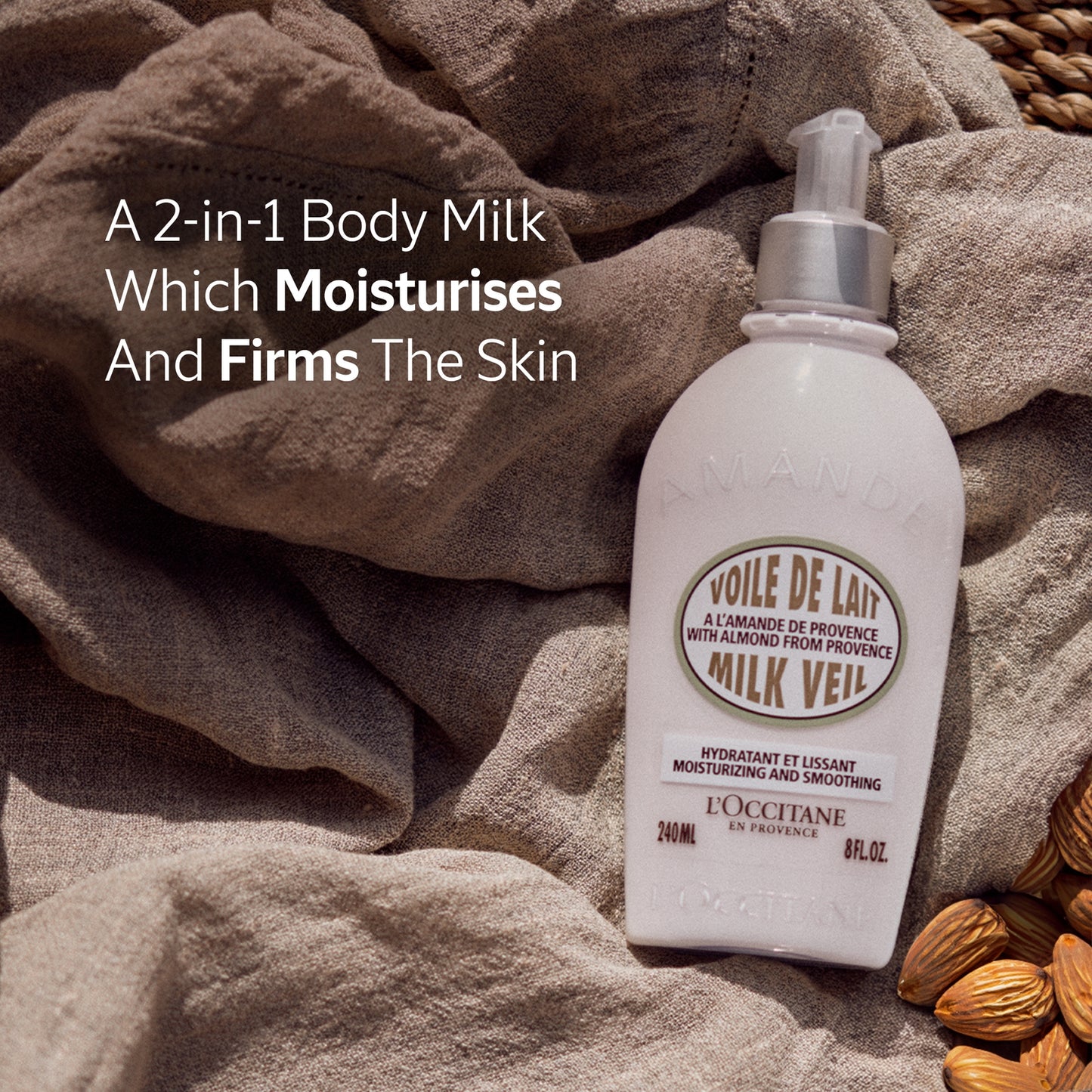 L'OCCITANE Almond Milk Veil Moisturiser 240ml