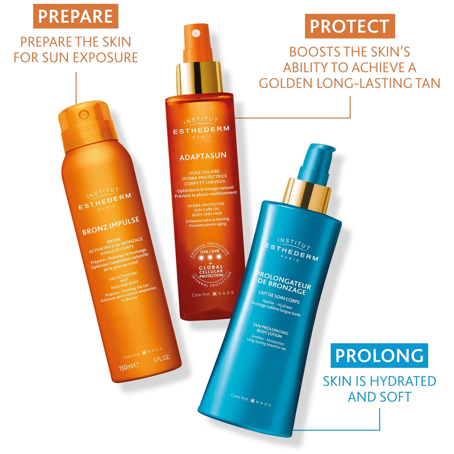Institut Esthederm Adaptasun Hair and Body High Sun Protection Oil 150ml