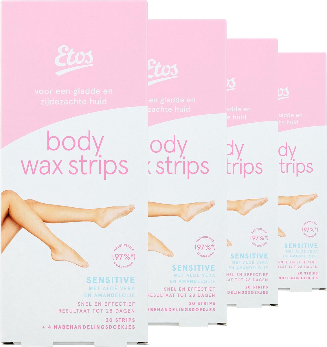 Etos Wax Strips - Lichaam - 80 stuks - (4 x20 )