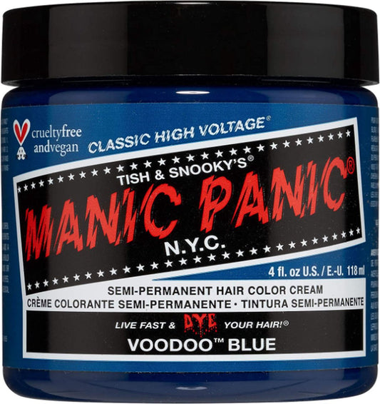 Manic Panic High Voltage Voodoo Blue Hair Color 118ml