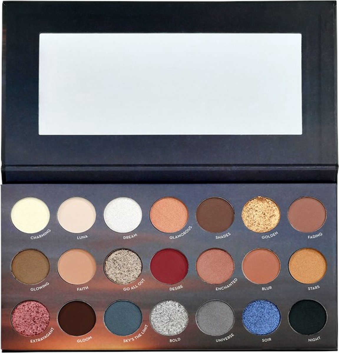 Mak-up - XL make-up pakket - Oogschaduwpalette - Oogschaduw - Keuze uit 21 kleuren - inclusief spiegel - NIEUWE UITGAVEN - BESTSELLER