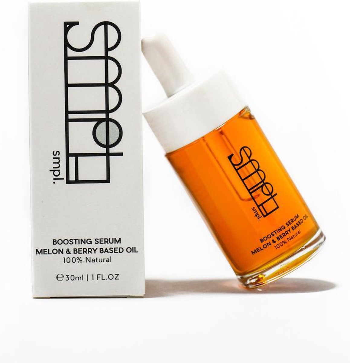 SMPL - Natuurlijke Serum - Vegan - Droge huid en Gevoelige Huid - Hydraterend gezichtsserum op oliebasis - Vitamines - 30ml