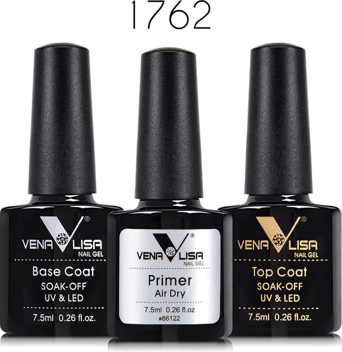 Base Coat, Primer & Top Coat - Gel Nagellak - Led/UV Gellak Set