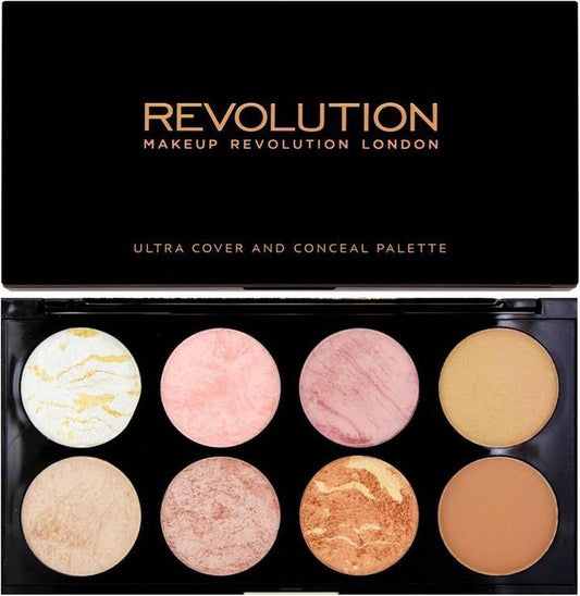 MAKEUP REVOLUTION Ultra Blush Palette Golden Sugar, 13 g