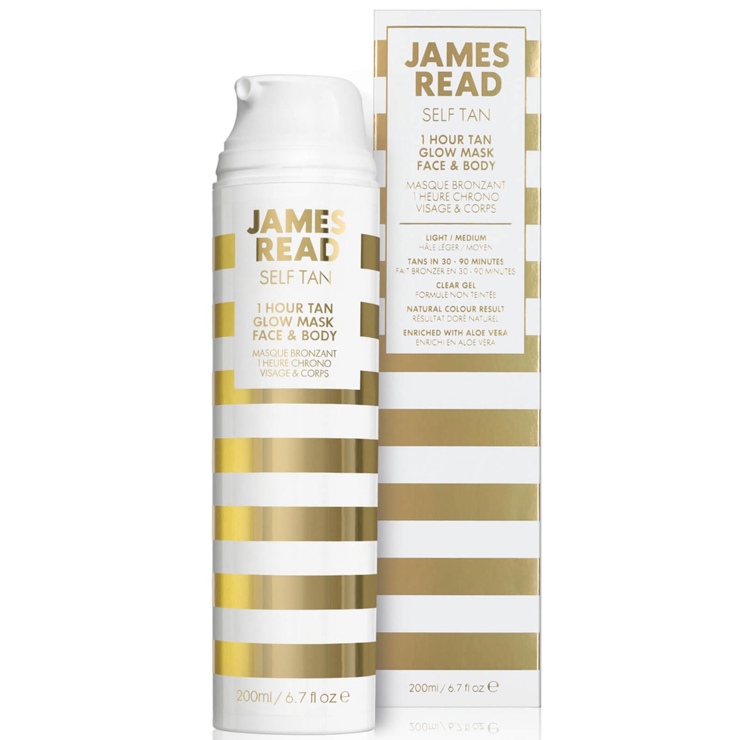 1 hour glow mask face & body