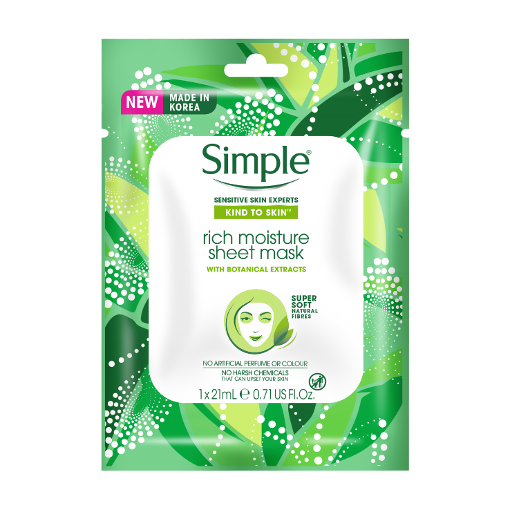 Simple Rich Moisture Sheet Masker