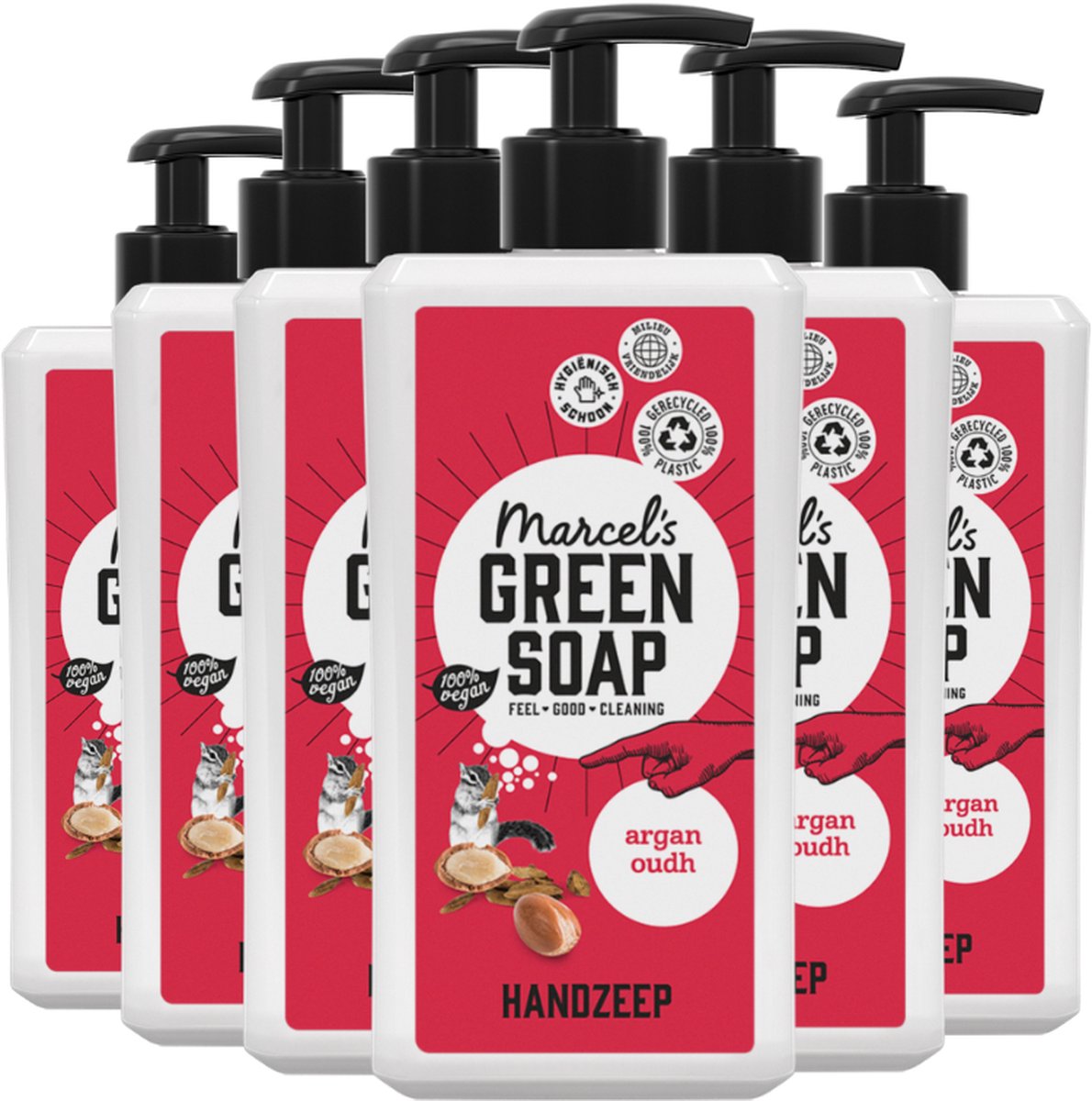 Marcel's Green Soap Handzeep Argan & Oudh -  500 ml
