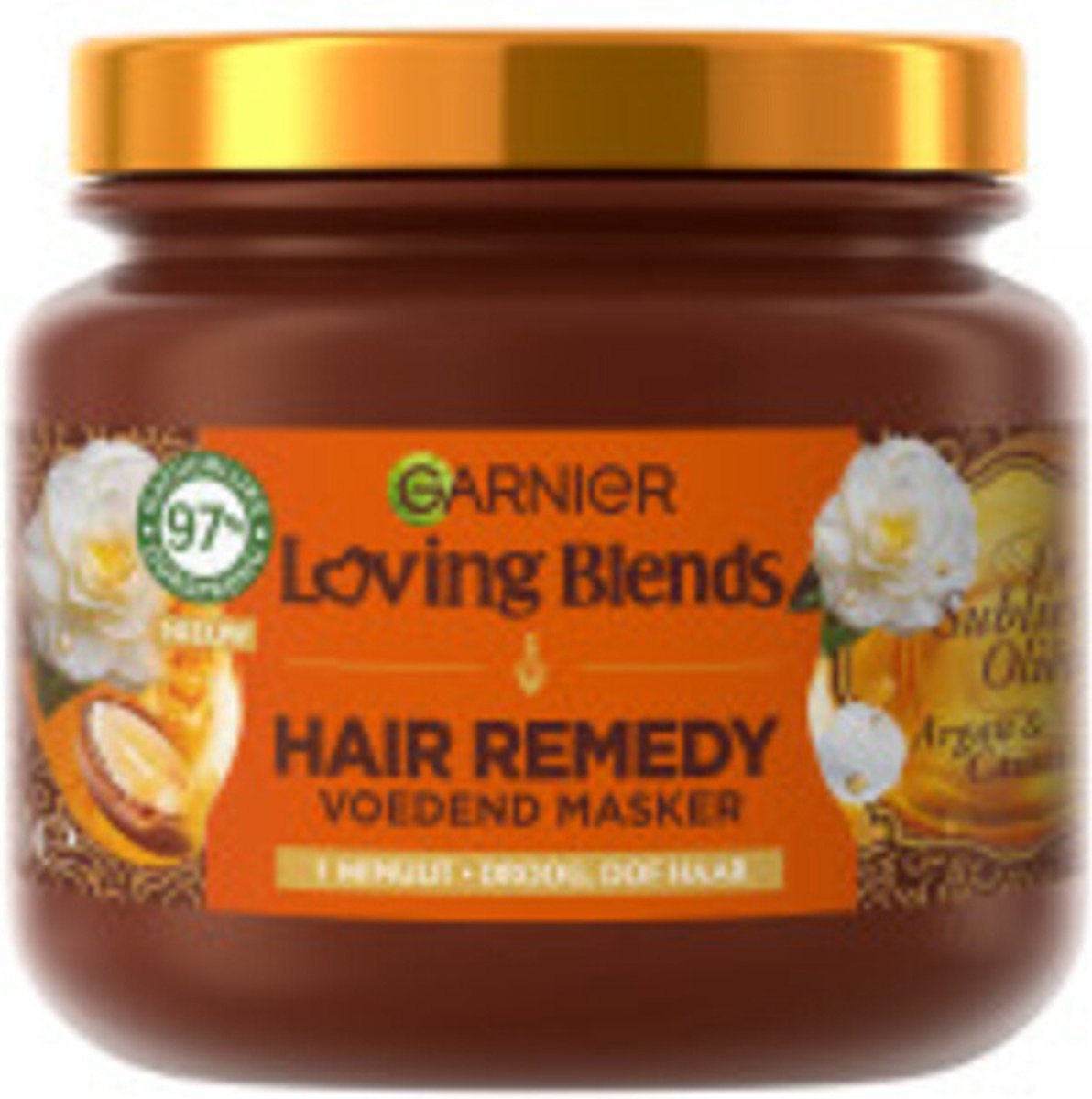 Garnier Loving Blends Hair Remedy Masker - Argan & Cameliaolie - 340 ml