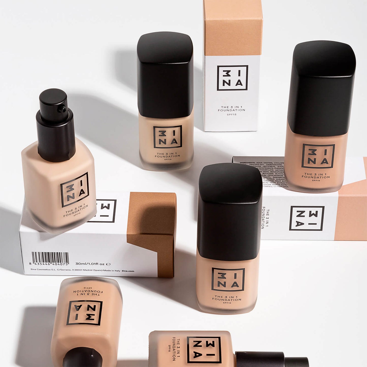 3-In-1 Foundation 30ml (Various Shades)