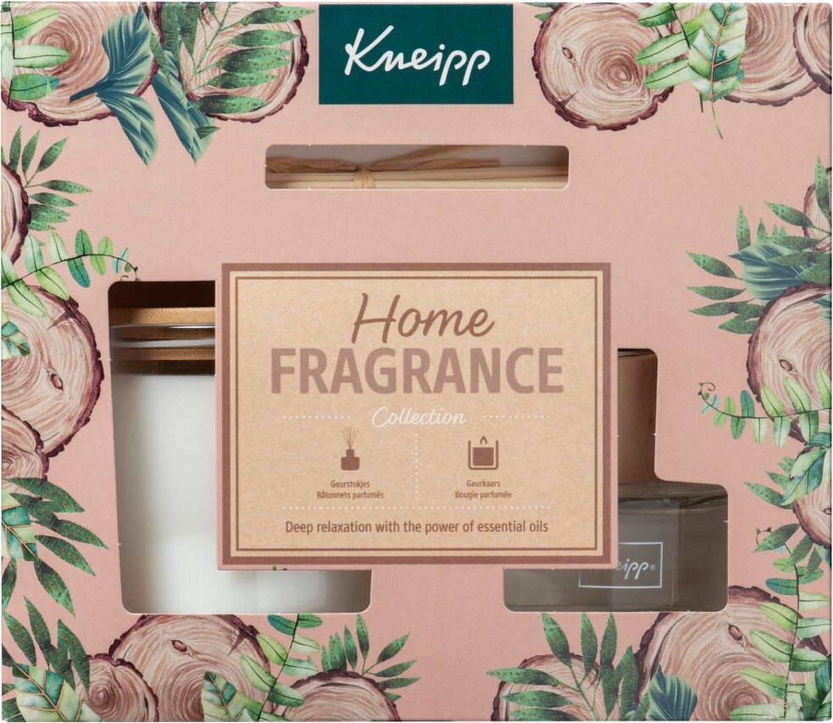 Kneipp Luxe Geschenkset Geurstokjes en Kaars 1 Set