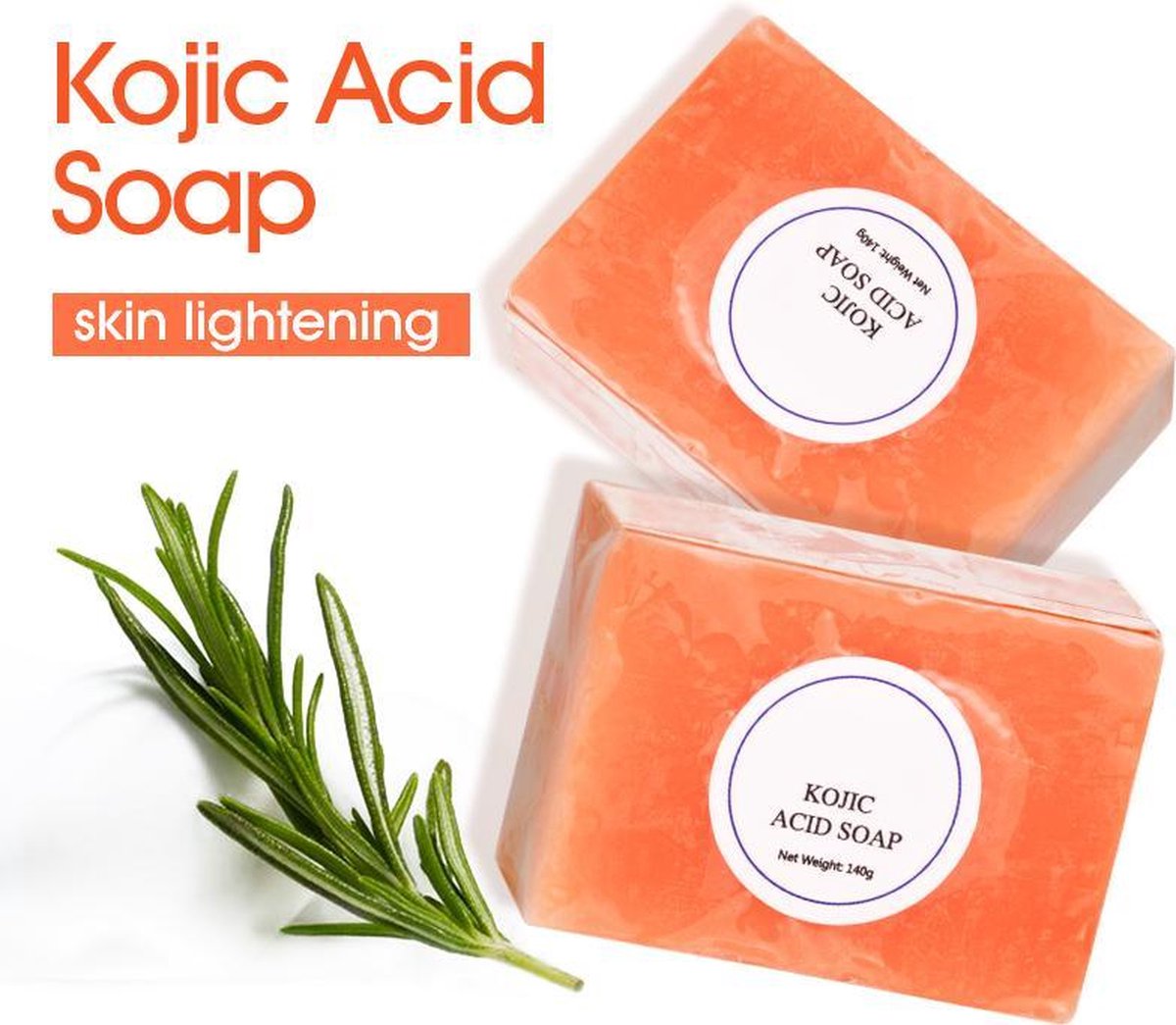 Effectieve whitening zeep - Verlicht het lichaam - Kojic acid zeep - Kojie san