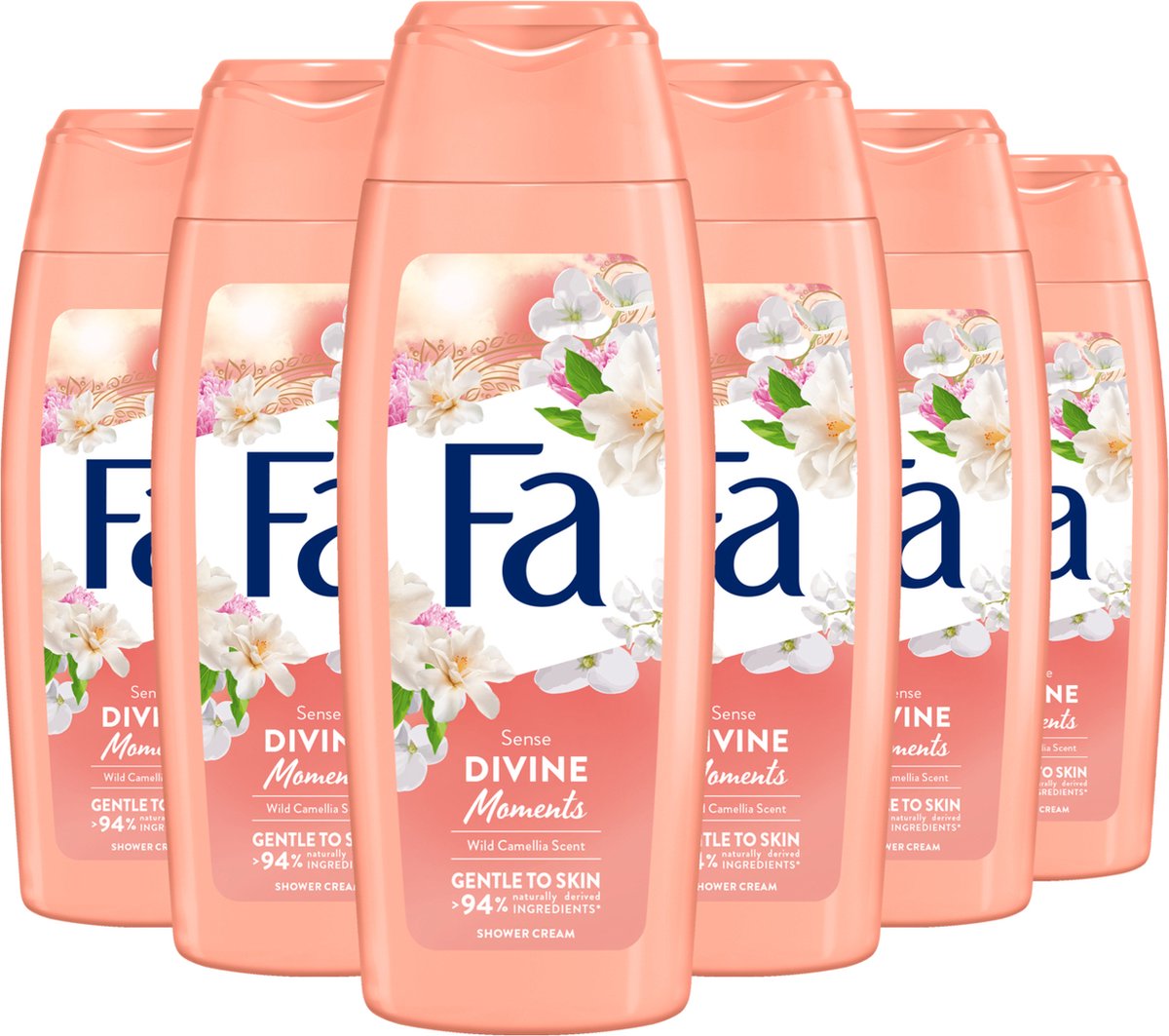Fa Divine Moments - Douchegel - Voordeelverpakking - 6 x 250 ml