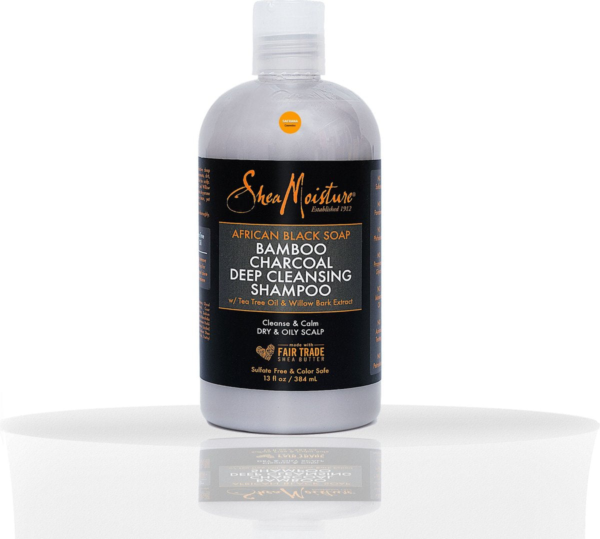 Shea Moisture - African Black Soap - Bamboo charcoal Deep cleansing Shampoo - 384 ml
