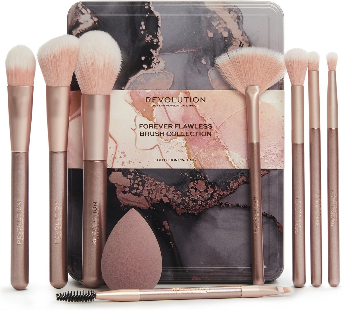 Makeup Revolution Forever Flawless Brush Collection - Gift Set - Make-up Kwasten Cadeau Set