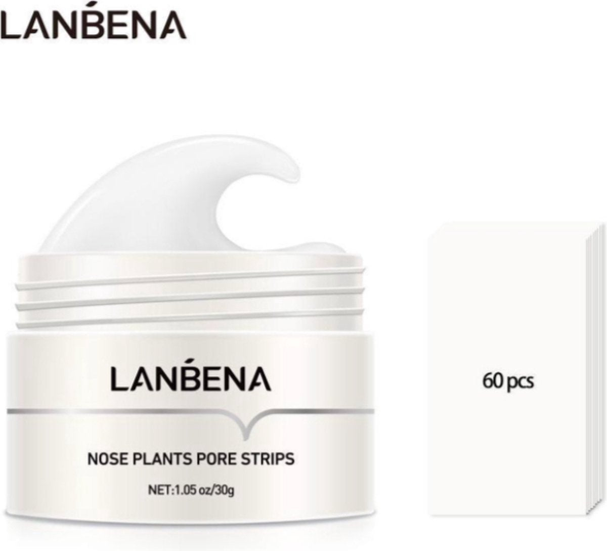 Lanbena strips - Blackhead - anti mee-eters - grove poriën - mee-eters verwijderen - Acne - Huidverzorging