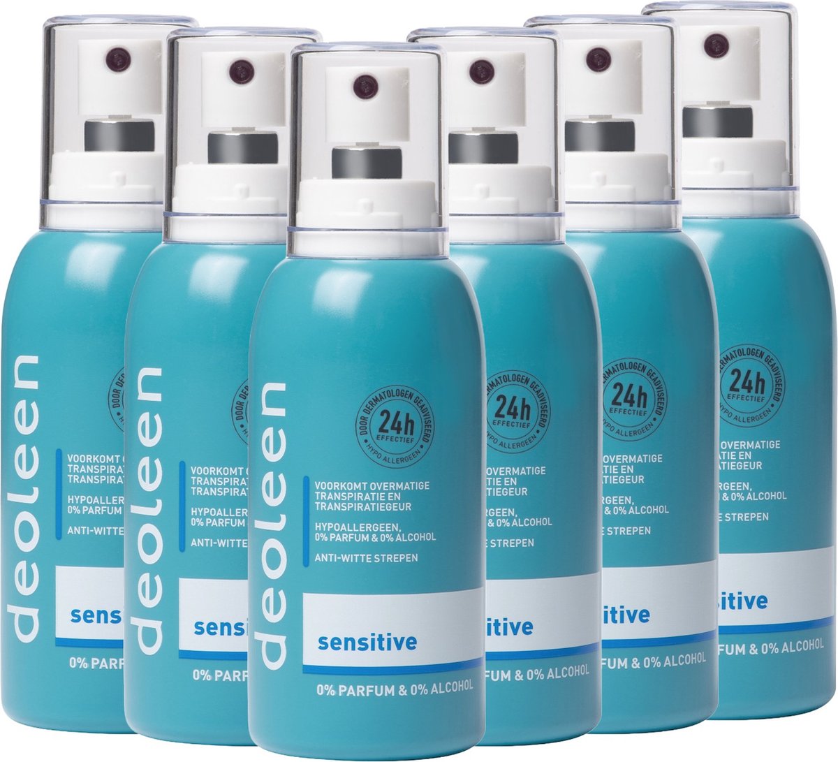 Deoleen Anti-transpirant - Pompspray Sensitive - Deodorant - 75 ml