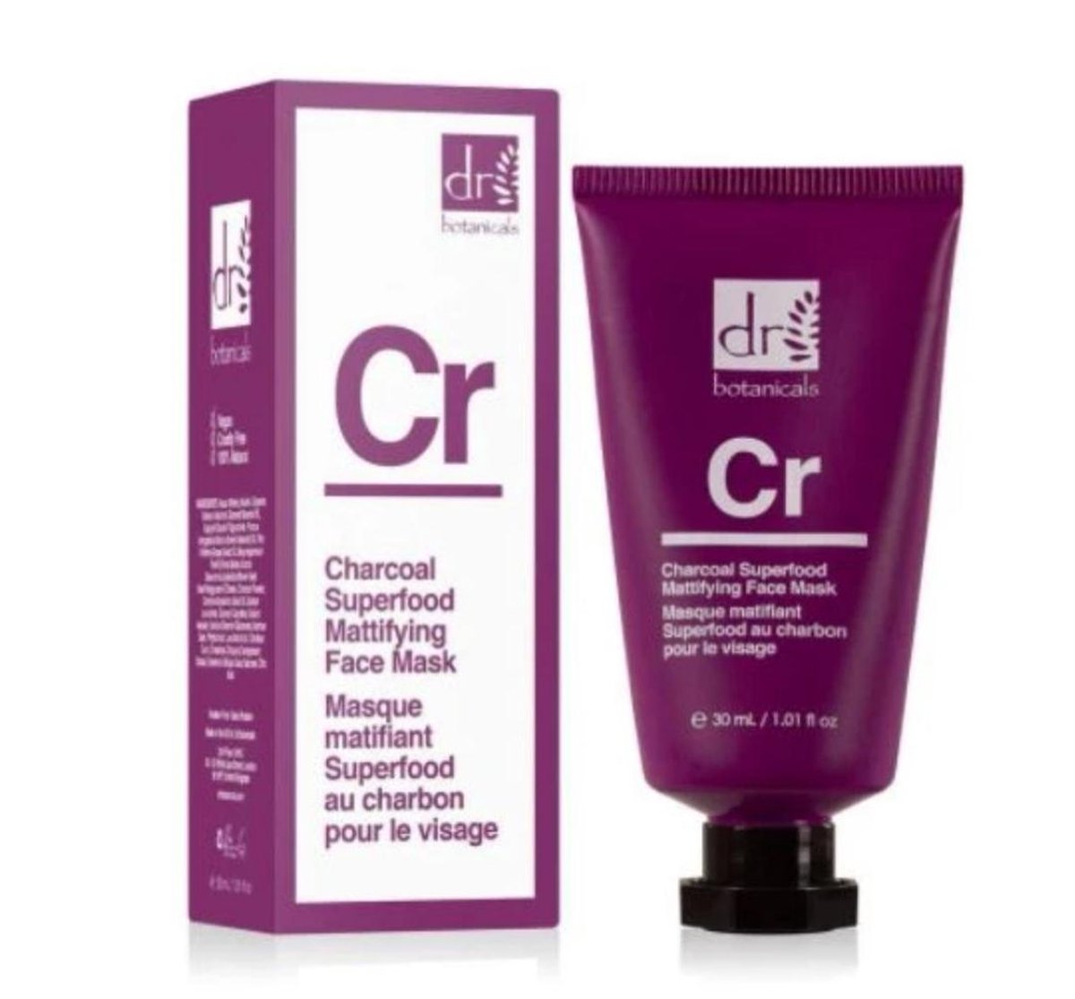 Dr. Botanicals Charcoal Superfood Mattifying Face Mask