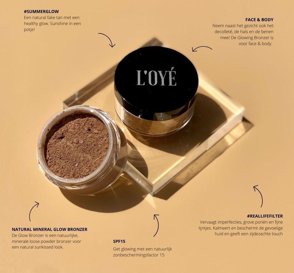 L'OYÉ FACE & BODY GLOW BRONZER SUMMER TAN
