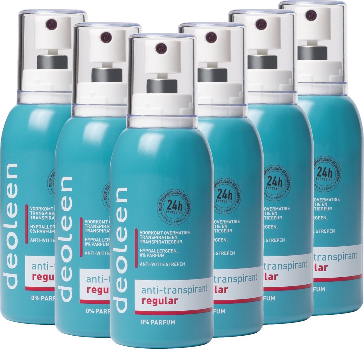 Deoleen Anti-transpirant - Pompspray Regular - Deodorant - 75 ml