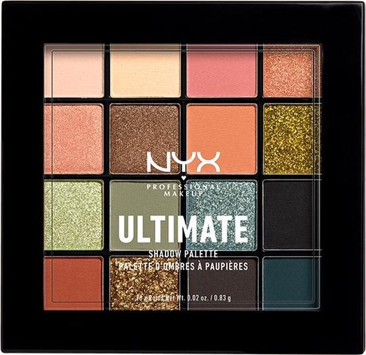 NYX Professional Makeup Ultimate Shadow Palette Ultimate Utopia - UUSP01W Utopia - Oogschaduw - 40x 1 gr