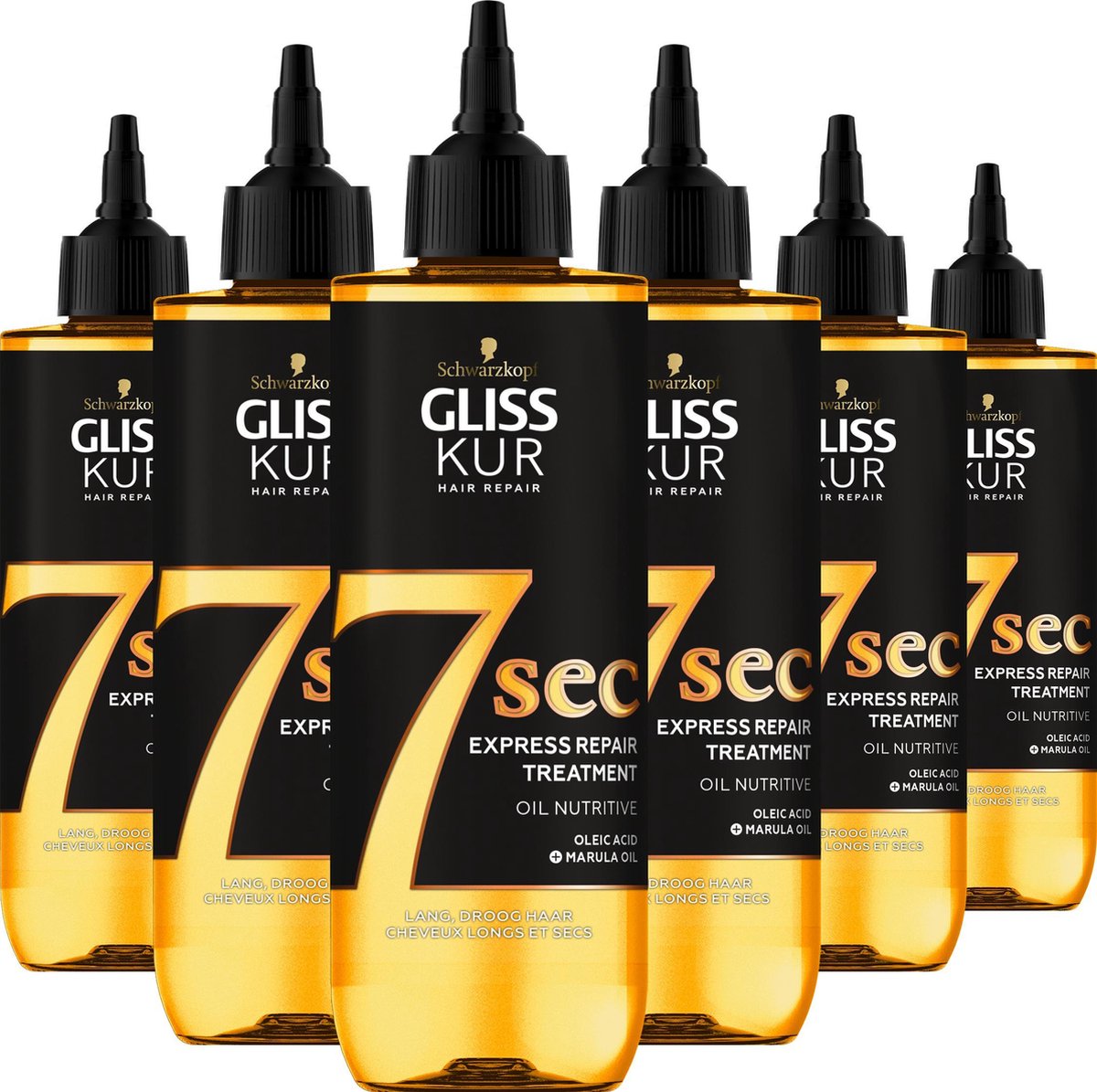 Gliss - Color Perfector - 7 sec Express Repair Treatment - Haarmasker - Haarverzorging - Voordeelverpakking - 6 x 200 ml