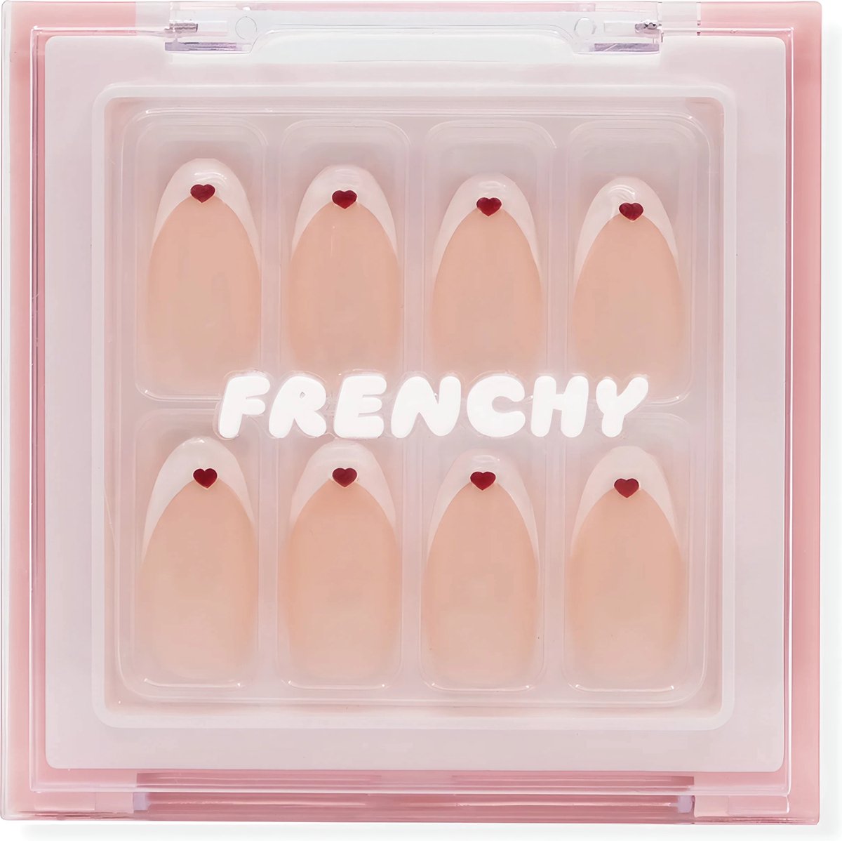 Frenchy Cosmetics 'L'Amour' - Nepnagel kit met lijm en nagelstickers - Kunstnagels - Plaknagels
