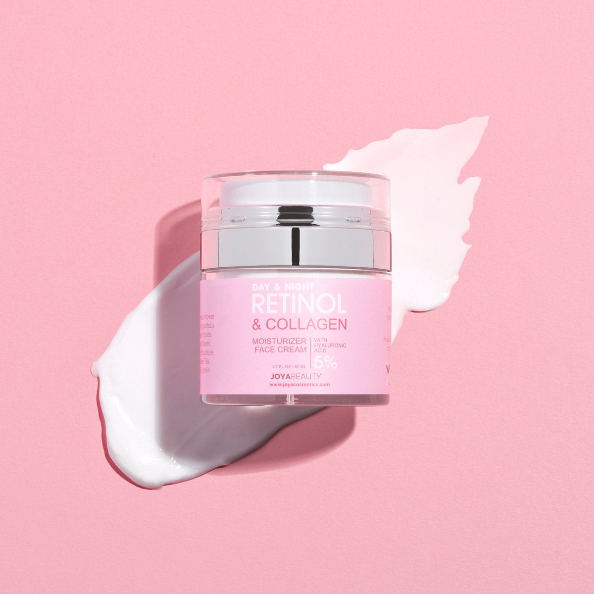 Joya Beauty® Retinol & Collagen gezichtscreme | Moisterizer met Hyaluronic Acid & Collageen | Hydraterende gezichtscreme | Dag & Nacht creme
