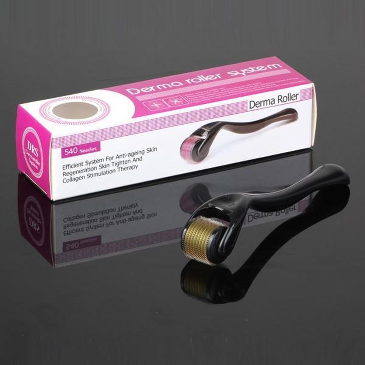 DRS100 dermaroller 540 naalden - 1.00mm vermindert rimpels en pigmentatie