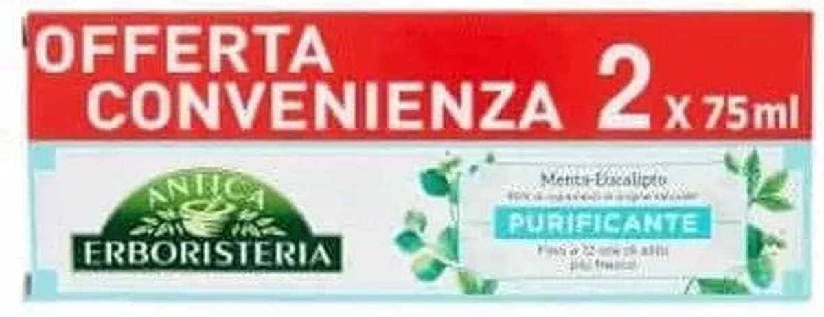 Antica erboristeria tandpasta purificante voordeelverpakking