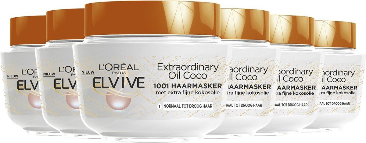 L'Oréal Paris Elvive Extraordinary Oil Haarmasker - 300 ml - Fijne Kokosolie