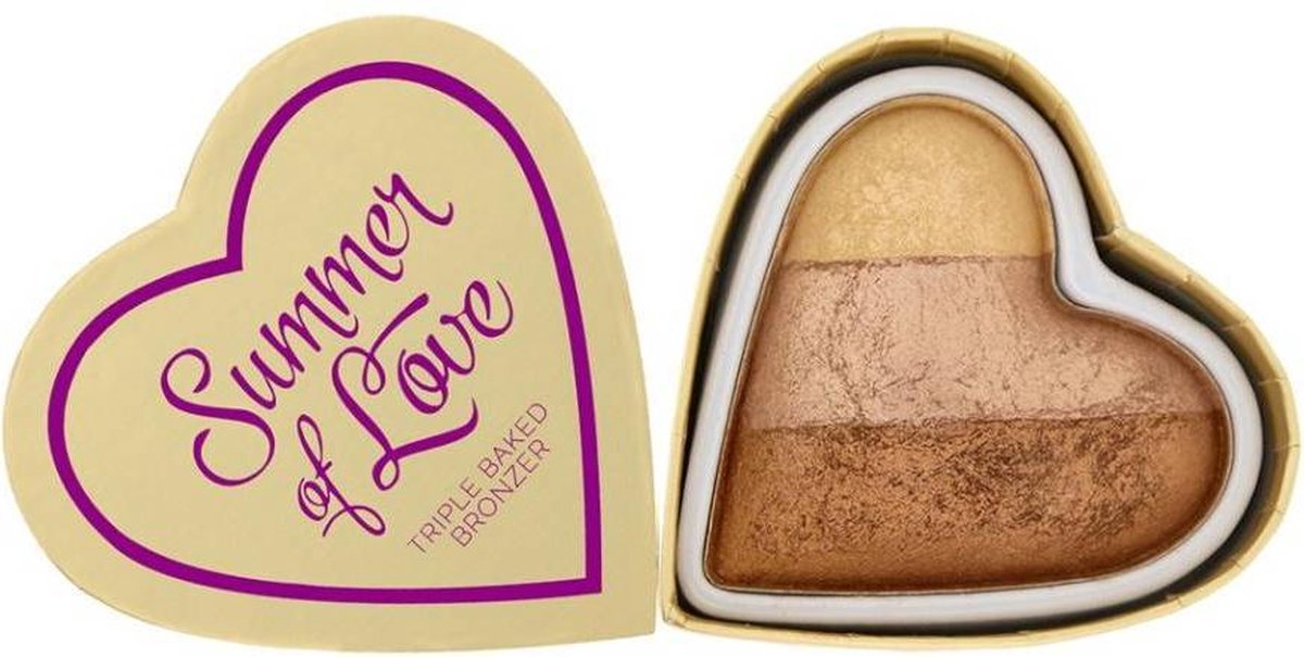 Makeup Revolution Hearts Bronzer - Hot Summer of Love