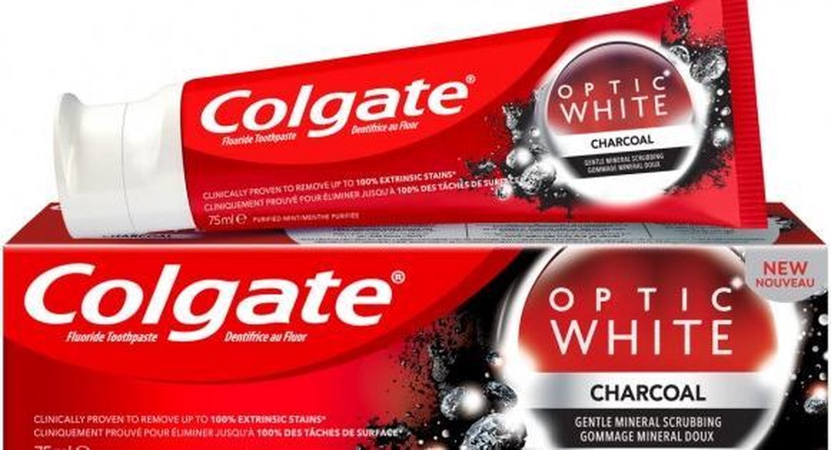Colgate Tooth Paste Optic White Charcoal 75ml