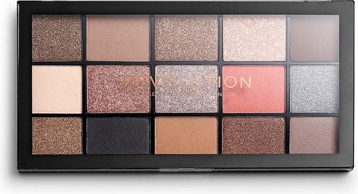 Makeup Revolution - Palette Eye Shadow Re-Loaded (Palette Basic Mattes) 15 X 1.1 G