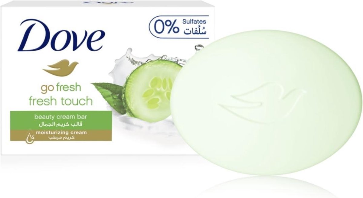 Dove Go Fresh Cucumber & green Tea Soap 2x100g