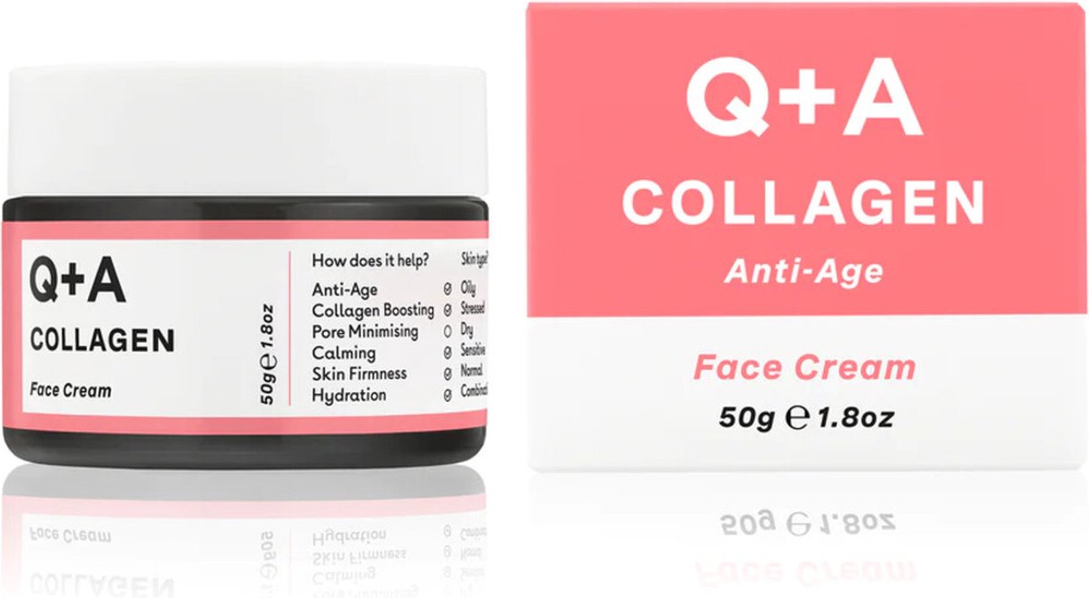 Q+A Collagen Dagcrème - 3x 50 gr - Voordeelverpakking