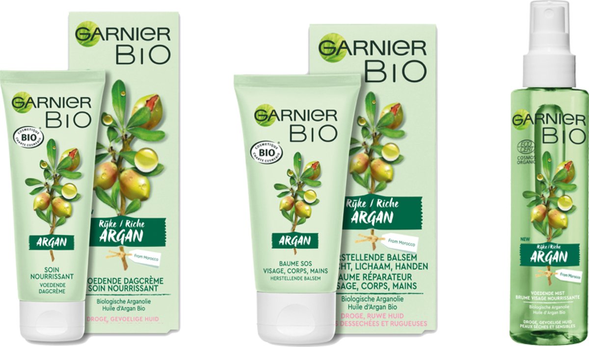 Garnier Skin Bio Rijke Argan Oil | Cadeauset